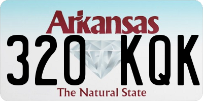 AR license plate 320KQK