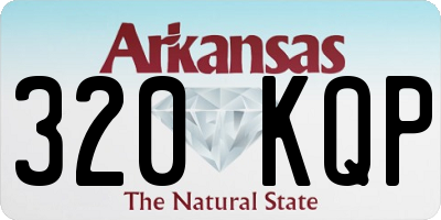 AR license plate 320KQP