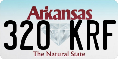 AR license plate 320KRF
