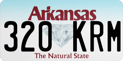 AR license plate 320KRM