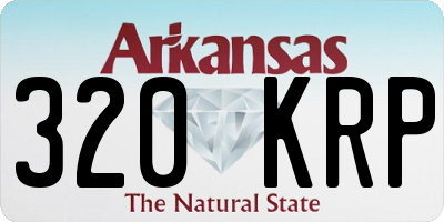 AR license plate 320KRP