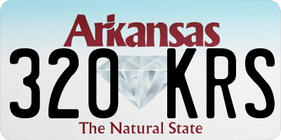 AR license plate 320KRS