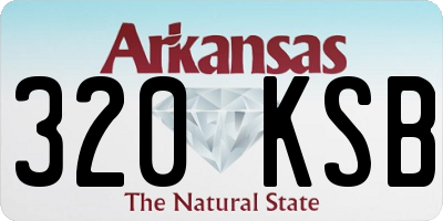 AR license plate 320KSB