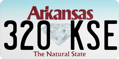 AR license plate 320KSE