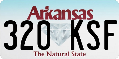 AR license plate 320KSF
