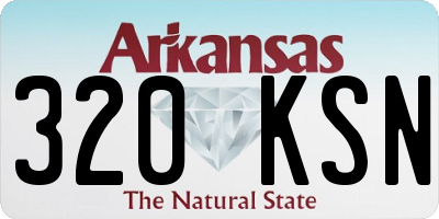 AR license plate 320KSN