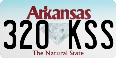 AR license plate 320KSS