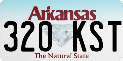 AR license plate 320KST