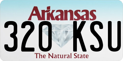 AR license plate 320KSU