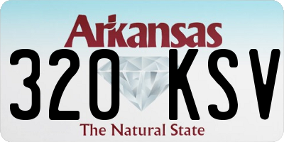 AR license plate 320KSV