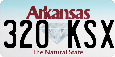 AR license plate 320KSX