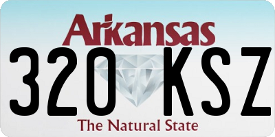 AR license plate 320KSZ