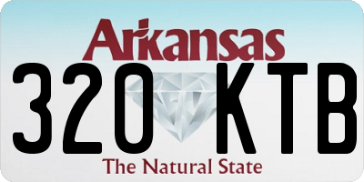 AR license plate 320KTB