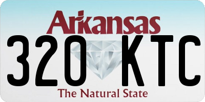 AR license plate 320KTC