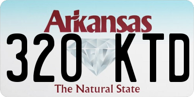 AR license plate 320KTD