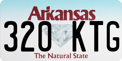 AR license plate 320KTG