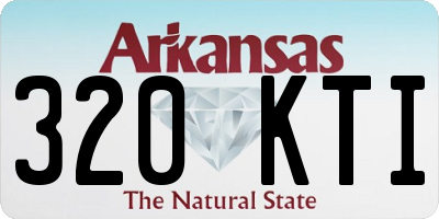 AR license plate 320KTI