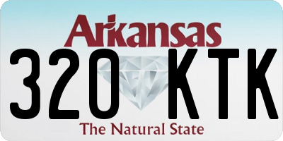 AR license plate 320KTK