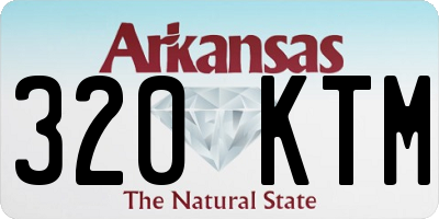 AR license plate 320KTM