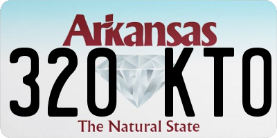 AR license plate 320KTO