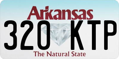 AR license plate 320KTP