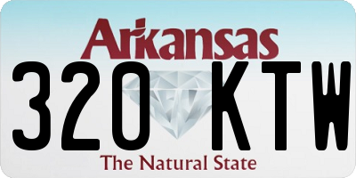AR license plate 320KTW