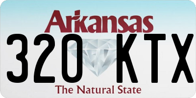 AR license plate 320KTX