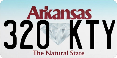 AR license plate 320KTY