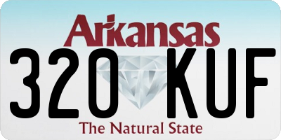 AR license plate 320KUF
