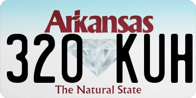 AR license plate 320KUH
