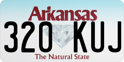AR license plate 320KUJ