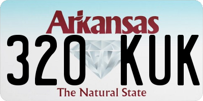 AR license plate 320KUK