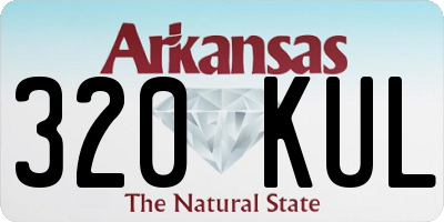 AR license plate 320KUL
