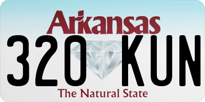 AR license plate 320KUN