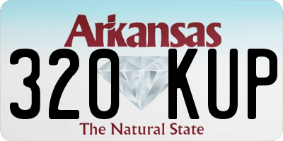 AR license plate 320KUP