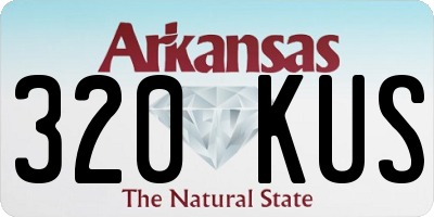 AR license plate 320KUS