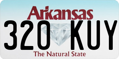 AR license plate 320KUY
