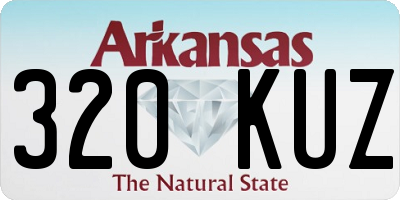 AR license plate 320KUZ