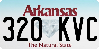 AR license plate 320KVC