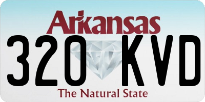 AR license plate 320KVD