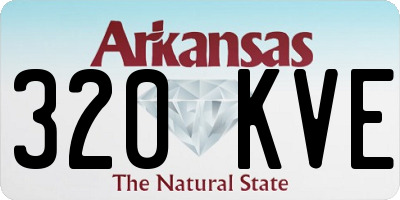 AR license plate 320KVE