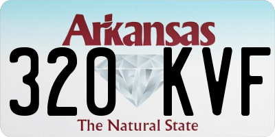 AR license plate 320KVF