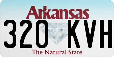 AR license plate 320KVH