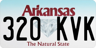 AR license plate 320KVK