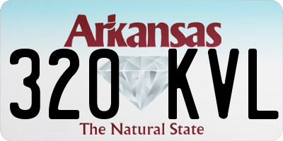 AR license plate 320KVL