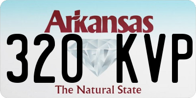 AR license plate 320KVP
