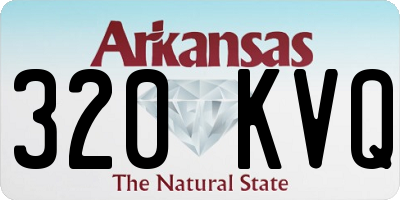 AR license plate 320KVQ