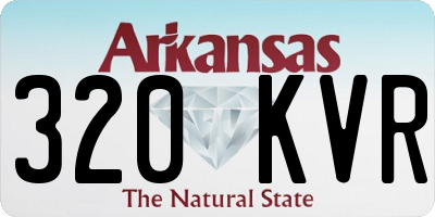 AR license plate 320KVR