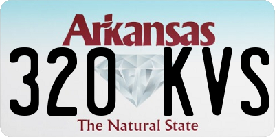 AR license plate 320KVS