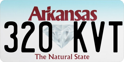 AR license plate 320KVT